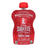 Mamma Chia Organic Chia Squeeze, Cherry Beet, Case Of 16, 3.5 Oz
