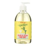 Rebel Green Hand Soap, Peppermint, Lemon, Case Of 4, 16.9 Fl Oz