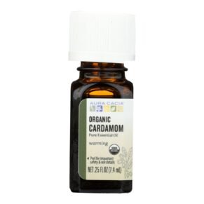 Aura Cacia, Essential Oil, Cardamom, Case Of 1, .25 Fl Oz.