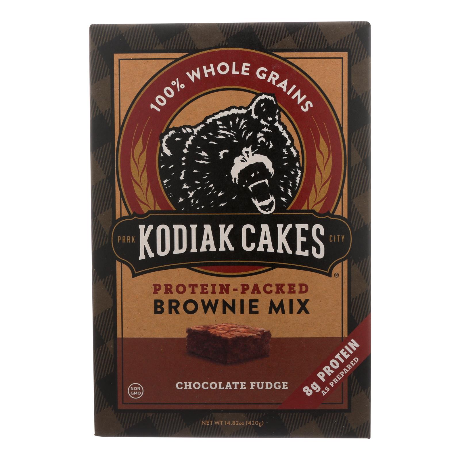 Kodiak Cakes, Brownie Mix Chocolate Fudge, Case Of 6-14.82 Oz