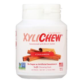 Xylichew Gum, Cinnamon, Jar, 60 Pieces, 1 Case