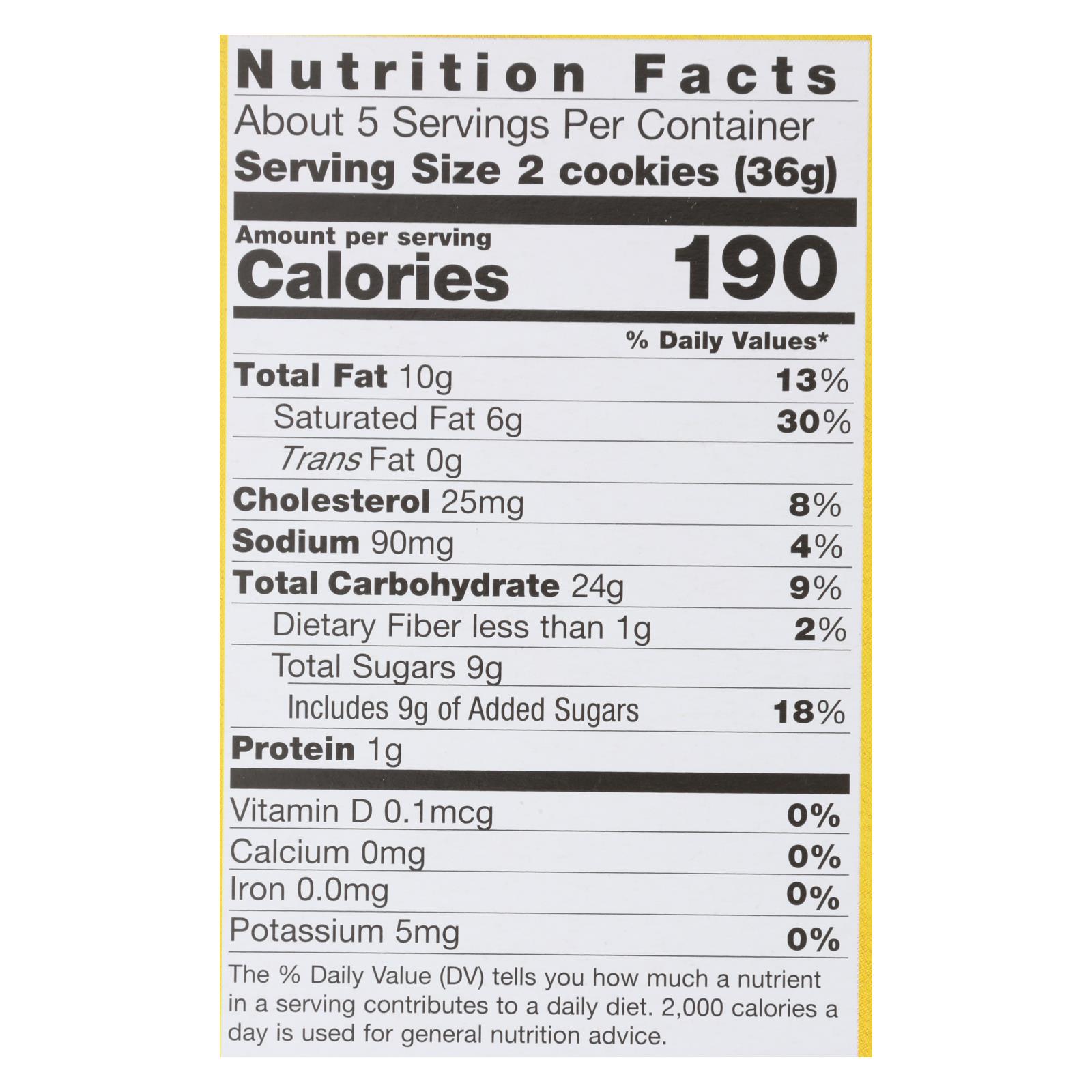 Pamela's Products, Cookies, Lemon Shortbread, Gluten-free, Case Of 6, 6.25 Oz. - Image 3