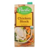 Pacific Natural Foods Simply Stock, Chicken, Case Of 12, 32 Fl Oz.