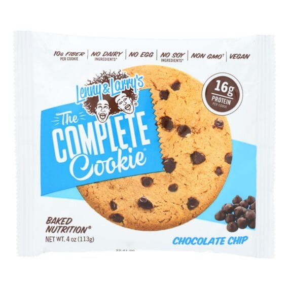 Lenny And Larry's The Complete Cookie, Chocolate Chip, 4 Oz, Case Of 12