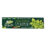 Green Beaverthe Toothpaste, Spearmint Toothpaste, Case Of 1, 2.5 Fl Oz.