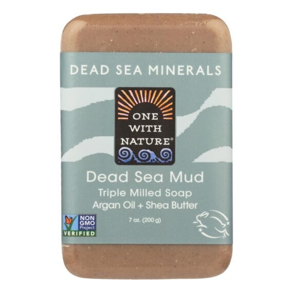 One With Nature Dead Sea Mineral Dead Sea Mud Soap, 7 Oz