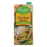 Pacific Natural Foods Simply Stock, Chicken, Case Of 12, 32 Fl Oz.