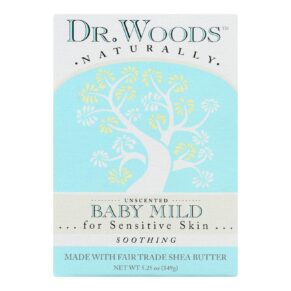 Dr. Woods Bar Soap Baby Mild Unscented, 5.25 Oz