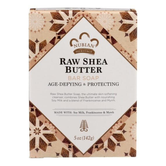 Nubian Heritage Bar Soap Raw Shea Butter, 5 Oz
