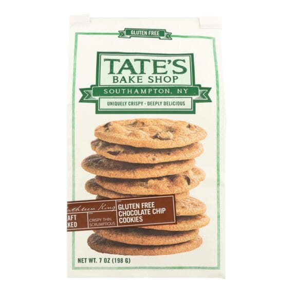Tate's Bake Shop Cookies, Chocolate Chip, Case Of 12, 7 Oz.