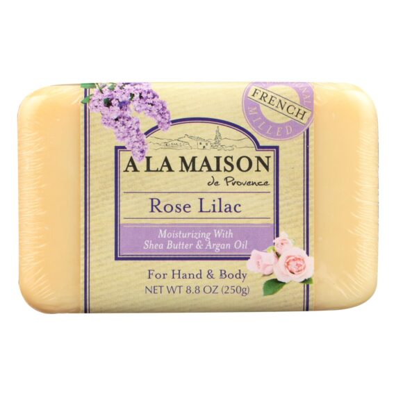 A La Maison, Bar Soap, Rose Lilac, 8.8 Oz