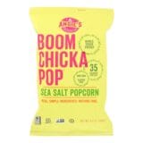 Angie's Kettle Corn Boom Chicka Pop Sea Salt Popcorn, Case Of 12, 4.8 Oz.