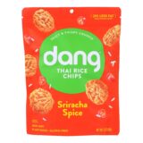 Dang, Sticky Rice Chips, Sriracha, Case Of 12, 3.50 Oz