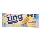 Zing Nutrition Bar, Oatmeal Chocolate Chip, Case Of 12, 1.76 Oz.