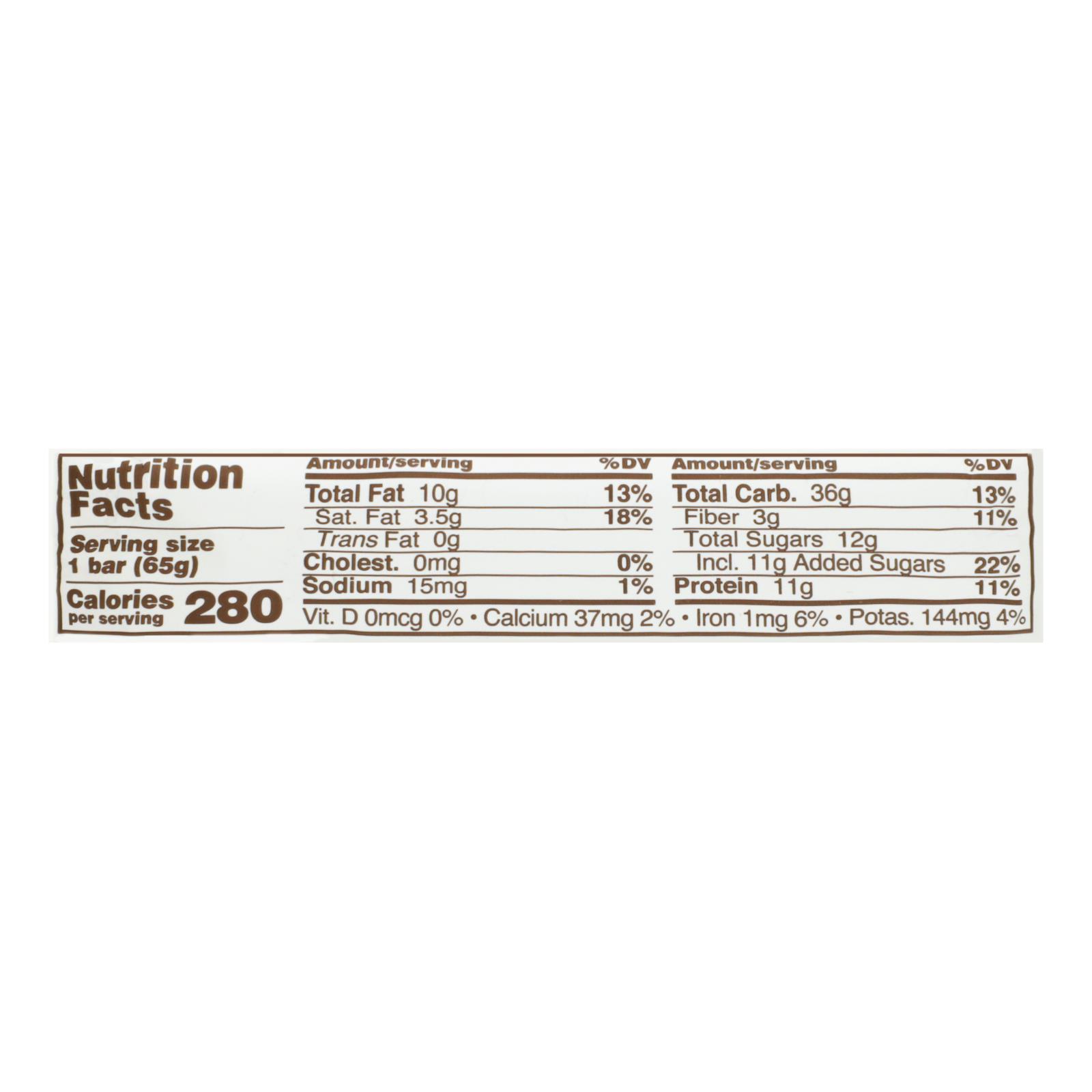 Gomacro Organic Macrobar, Coconut Almond Butter And Chocolate Chips, Case Of 12, 2.3 Oz.