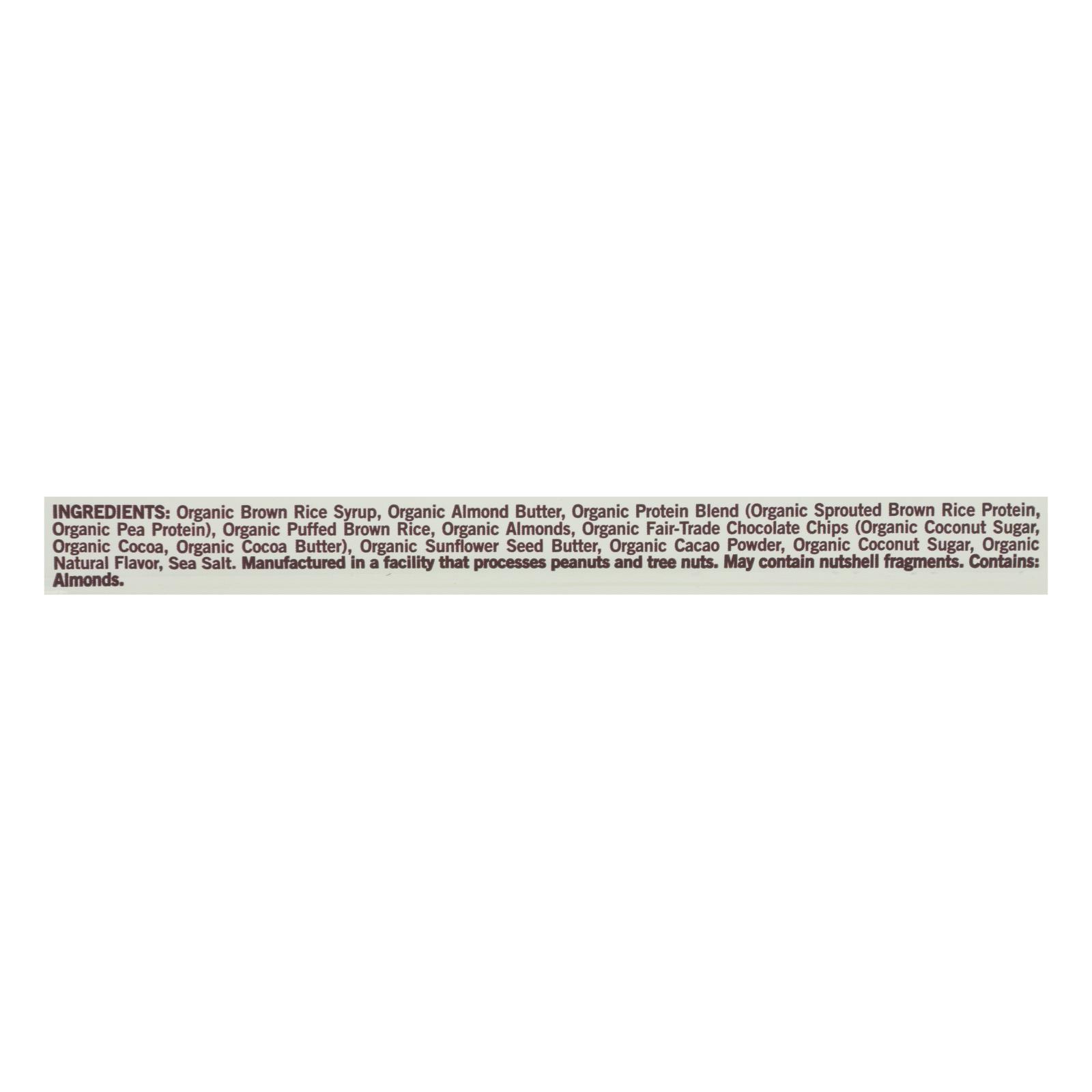 Gomacro Bar, Organic, Dark Chocolate, Almonds, Case Of 12, 2.3 Oz