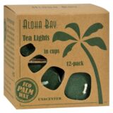 Aloha Bay, Tea Light, Green, 12/.7 Oz