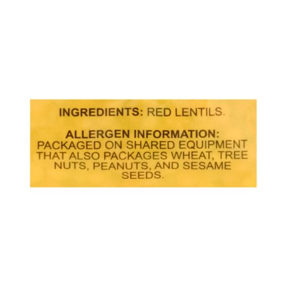 Ziyad, Beans Red Lentil, Case Of 6, 16 Oz - Image 2
