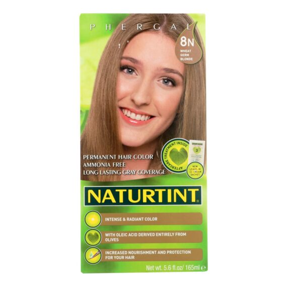 Naturtint Hair Color, Permanent, 8n, Wheat Germ Blonde, 5.28 Oz