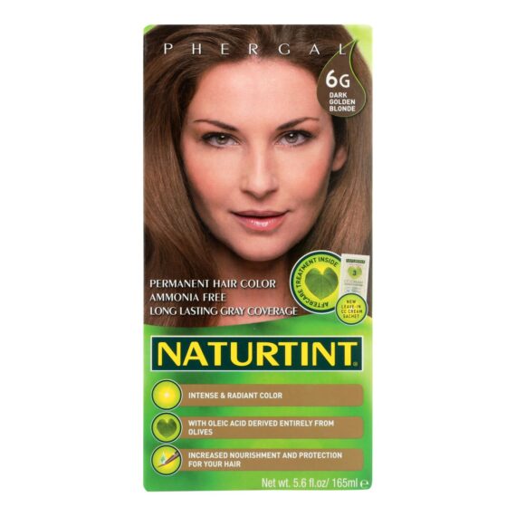 Naturtint Hair Color, Permanent, 6g, Dark Golden Blonde, 5.28 Oz
