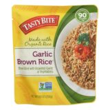 Tasty Bite Rice, Garlic Brown, 8.8 Oz, Case Of 6