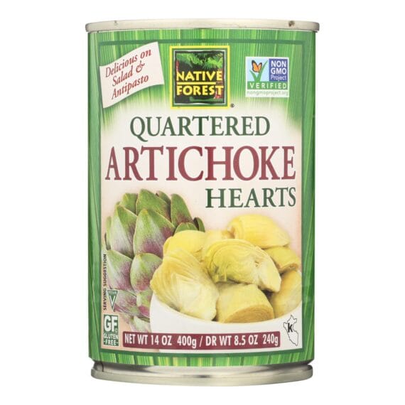 Native Forest Quartered Artichoke Hearts, Case Of 6, 14 Oz.