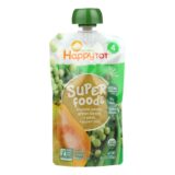 Happy Tot Toddler Food, Organic, Stage 4, Green Beans Pear And Pea, 4.22 Oz, Case Of 16