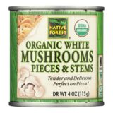 Native Forest Organic Mushrooms, Pieces And Stems, Case Of 12, 4 Oz.