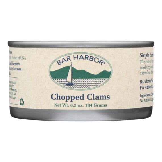 Bar Harbor, Chopped Clams, Case Of 12, 6.5 Oz.