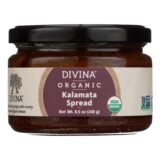 Divina, Organic Kalamata Olive Spread, Case Of 6, 8.5 Oz.