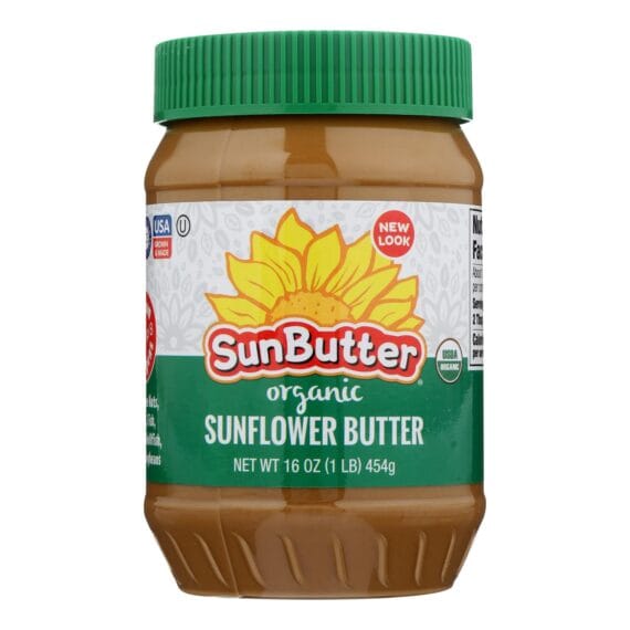 Sunbutter Sunflower Butter, Organic, Case Of 6, 16 Oz.