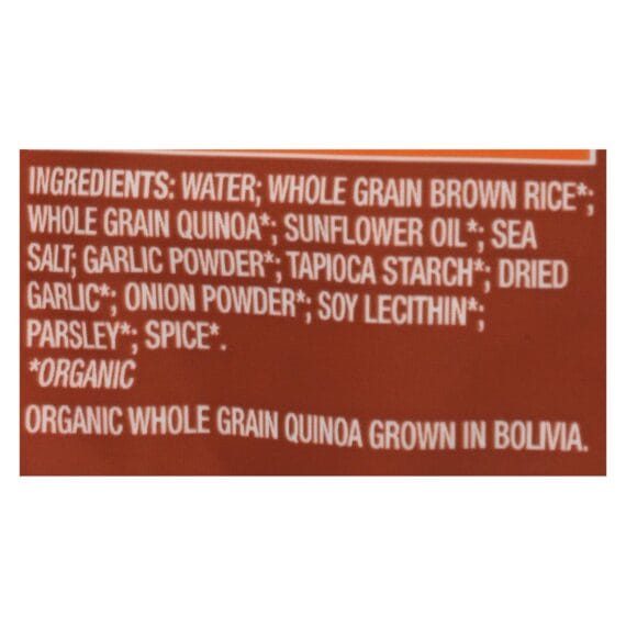Seeds Of Change Organic Quinoa And Brown Rice With Garlic, Case Of 12, 8.5 Oz. - Image 2