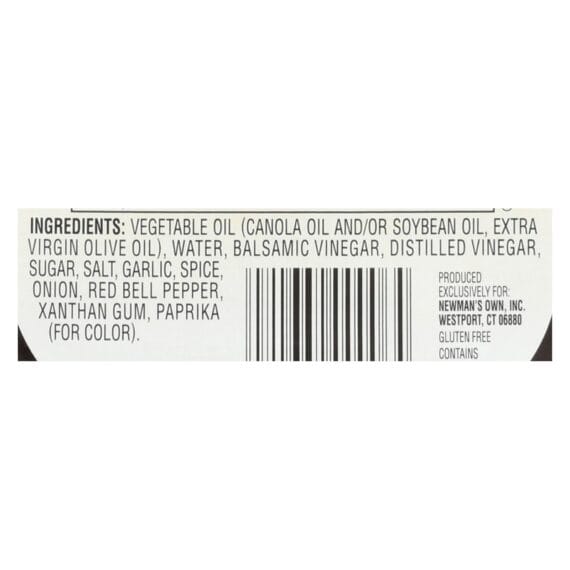 Newman's Own Balsamic Salad Dressing, Vinegar, Case Of 6, 16 Fl Oz. - Image 2