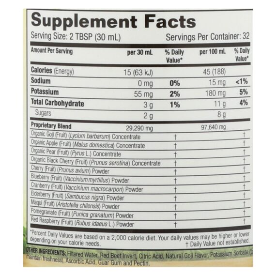 Dynamic Health Goji Berry Juice Blend, 32 Fl Oz - Image 2