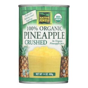 Native Forest Organic Pineapple, Crushed, Case Of 6, 14 Oz.