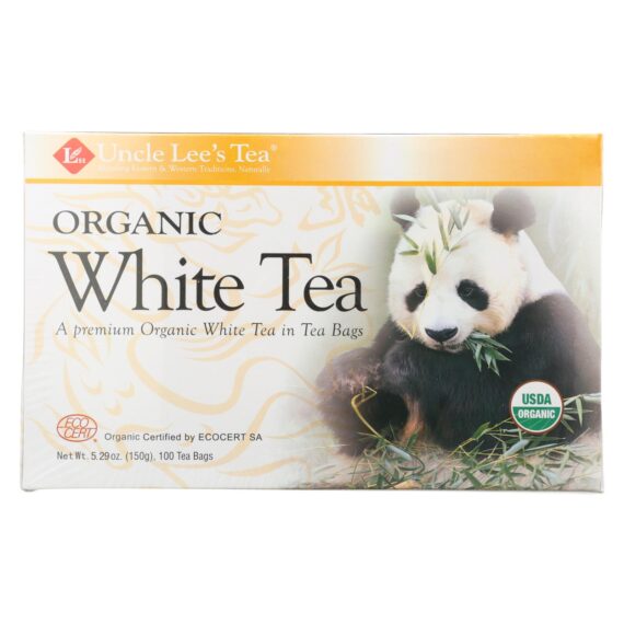 Uncle Lee's Legends Of China Organic White Tea, 100 Tea Bags