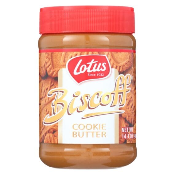 Biscoff Cookie Butter Spread, Peanut Butter Alternative, 13.4 Oz, Case Of 8