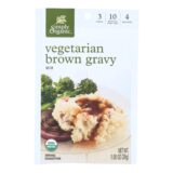 Simply Organic Vegetarian Brown Gravy Seasoning Mix, Case Of 12, 1 Oz.