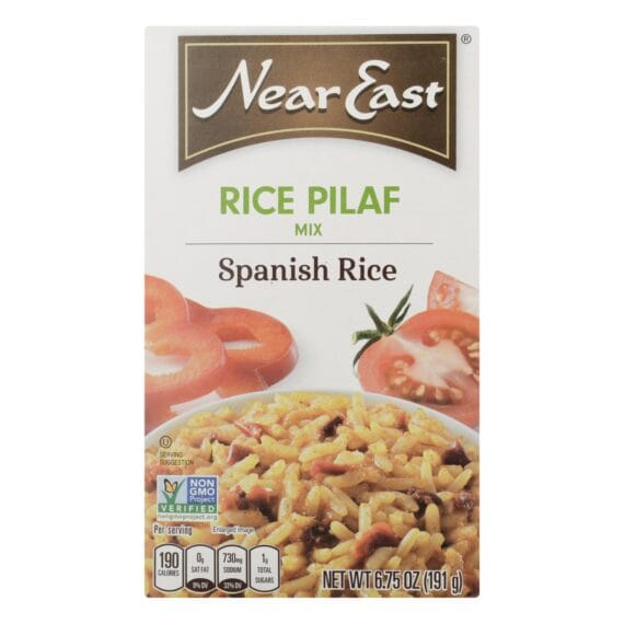 Near East Rice Pilaf Rice, Spanish, Case Of 12, 6.75 Oz.