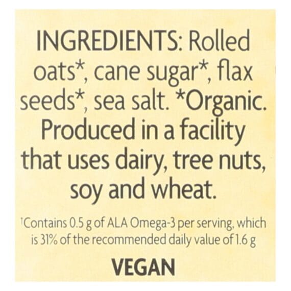 Nature's Path Hot Oatmeal, Flax Plus, Case Of 6, 14 Oz. - Image 2