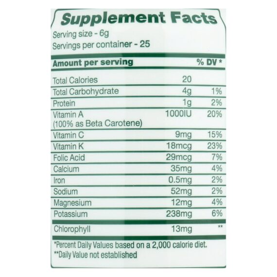 Green Foods Dr Hagiwara Green Magma Barley Grass Juice Powder, 5.3 Oz - Image 2