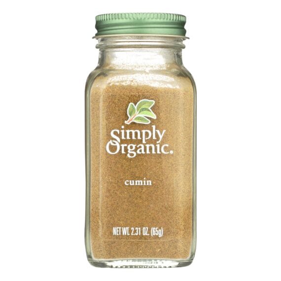 Simply Organic Ground Cumin Seed, Case Of 6, 2.31 Oz.