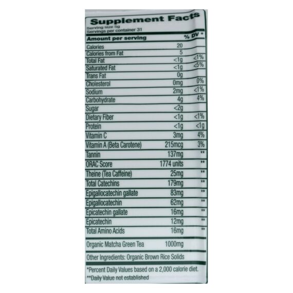 Green Foods Organic Matcha Green Tea, 5.5 Oz - Image 2