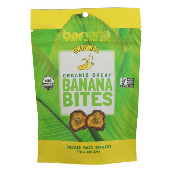 Barnana Banana Bites, Organic, Original, 3.5 Oz, Case Of 12