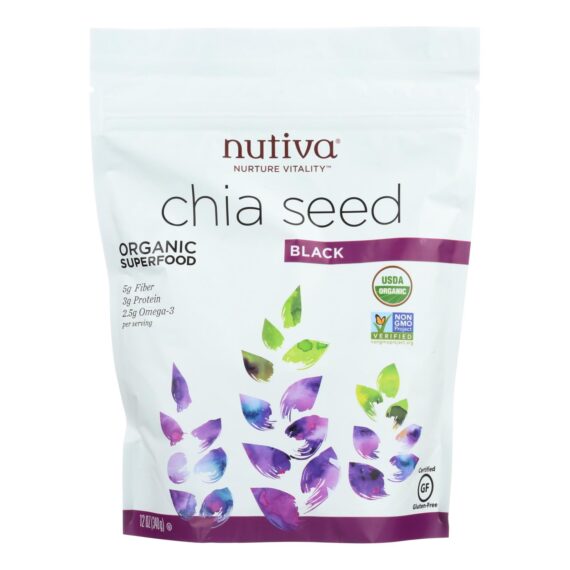 Nutiva Organic Chia Seed, 12 Oz