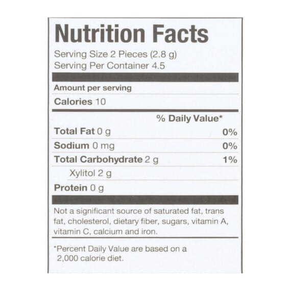 Pur Gum, Cinnamon, Aspartame Free, 9 Pieces, 12.6 G, Case Of 12 - Image 3