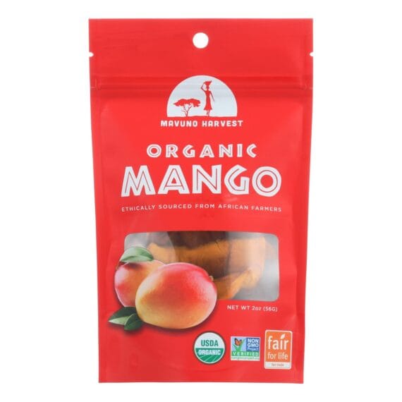 Mavuno Harvest Gluten, Free Dried Mango, Case Of 6, 2 Oz.