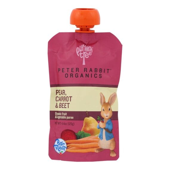 Peter Rabbit Organics Veggie Snack, Beet Carrot And Pear, Case Of 10, 1