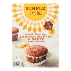 Simple Mills Almond Flour Banana Muffin And Bread Mix, Case Of 6, 9 Oz.