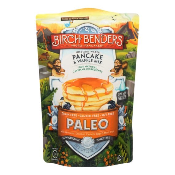 Birch Benders, Pancake And Waffle Mix, Paleo, Case Of 6, 12 Oz